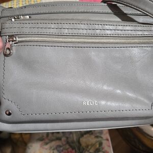 Relic Light Gray Crossbody Bag
